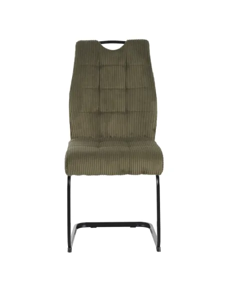 Scaun KELMA pentru living, 46x62.5x97 cm, Velvet și metal | MobilaOK
