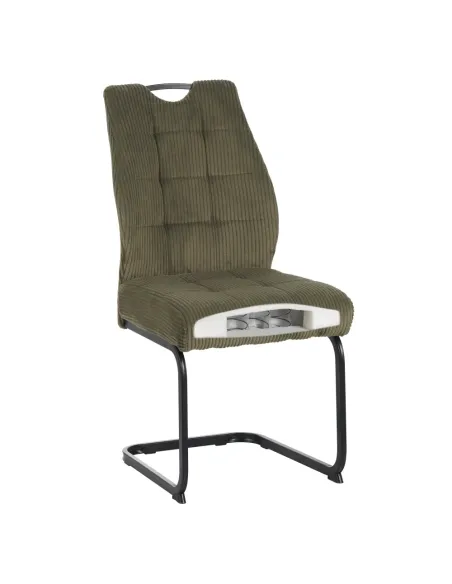 Scaun KELMA pentru living, 46x62.5x97 cm, Velvet și metal | MobilaOK