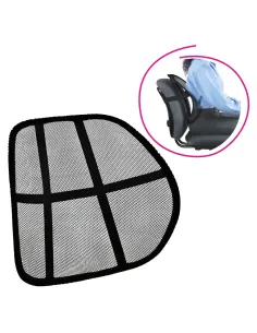 Spătar ergonomic BEKIO, birou, 40x15x38 cm, plasă textilă | MobilaOK