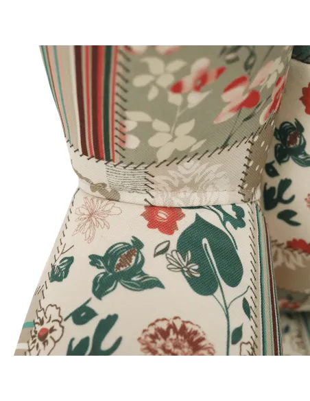 Fotoliu CHARLOT living, dormitor 86x105x82 cm, material textil patchwork, picioare lemn masiv | MobilaOK