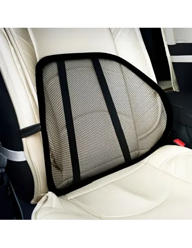 Spătar ergonomic BEKIO, birou, 40x15x38 cm, plasă textilă | MobilaOK