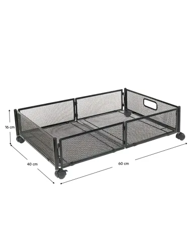 Organizator sub pat TOMKO TYP 1, dormitor, 60x40x16 cm, Metal | MobilaOK