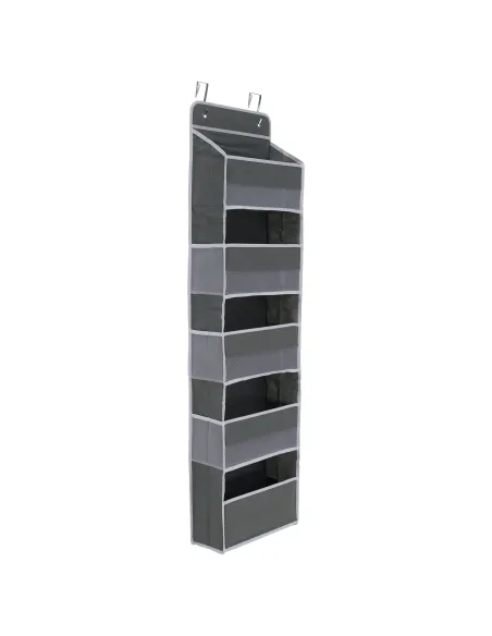 Organizator de agățat pe ușă MADON, baie/dormitor, 38x17x146 cm, Plastic | MobilaOK