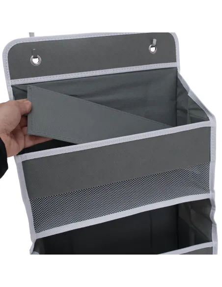 Organizator de agățat pe ușă MADON, baie/dormitor, 38x17x146 cm, Plastic | MobilaOK