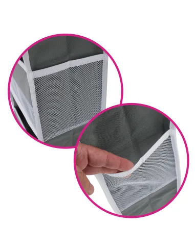 Organizator de agățat pe ușă MADON, baie/dormitor, 38x17x146 cm, Plastic | MobilaOK