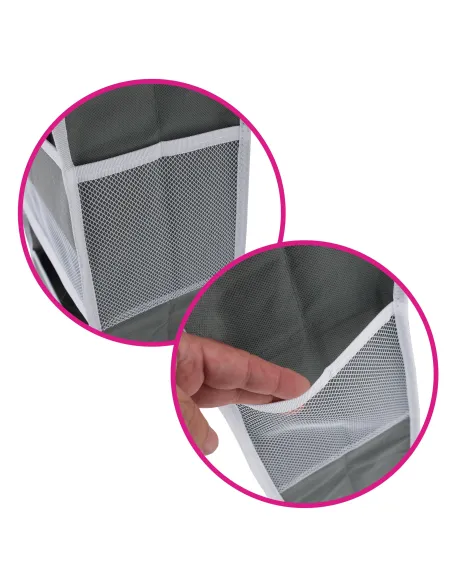 Organizator de agățat pe ușă MADON, baie/dormitor, 38x17x146 cm, Plastic | MobilaOK