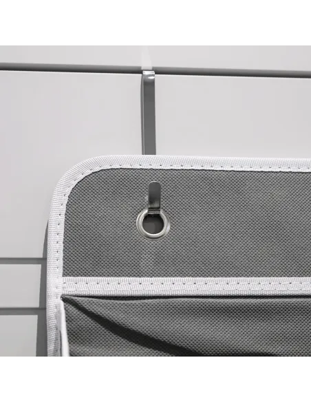 Organizator de agățat pe ușă MADON, baie/dormitor, 38x17x146 cm, Plastic | MobilaOK