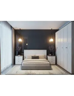 Comodă TEINA, dormitor/hol, 154.5x43.5x89 cm, PAL laminat | MobilaOK 2