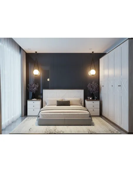 Comodă TEINA, dormitor/hol, 154.5x43.5x89 cm, PAL laminat | MobilaOK