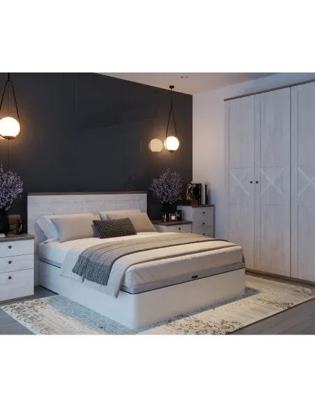 Dulap TEINA SZF5D pentru dormitor/hol, 242x59.5x225 cm, PAL melaminat | MobilaOK