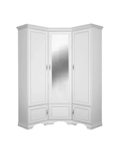 Dulap de colț KENTAK SZFN5D, dormitor/hol, 136.5x136.5x225 cm, PAL melaminat | MobilaOK