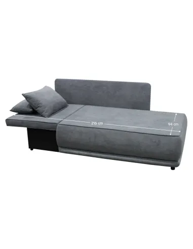Canapea extensibilă LIAMI, living, 156x103x81/93 cm, Textil, Spumă T30 | MobilaOK