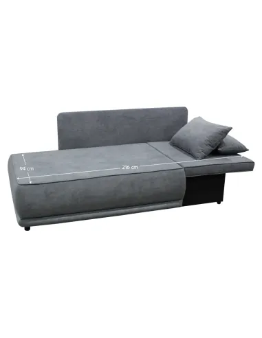 Canapea extensibilă KONDELA, living, 156x103x81/93 cm, Țesătură Gerra 70 | MobilaOK