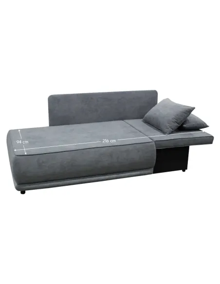 Canapea extensibilă KONDELA, living, 156x103x81/93 cm, Țesătură Gerra 70 | MobilaOK