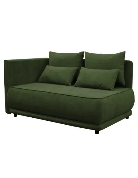 Canapea extensibilă LIAMI living 156x103x81/93 cm tesatura verde, spumă T30 | MobilaOK