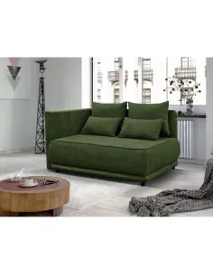 Canapea extensibilă LIAMI living 156x103x81/93 cm tesatura verde, spumă T30 | MobilaOK 2