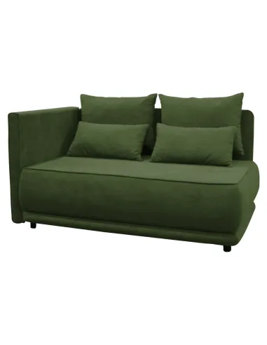 Canapea extensibilă LIAMI living 156x103x81/93 cm tesatura verde, spumă T30 | MobilaOK