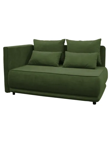Canapea extensibilă LIAMI living 156x103x81/93 cm tesatura verde, spumă T30 | MobilaOK
