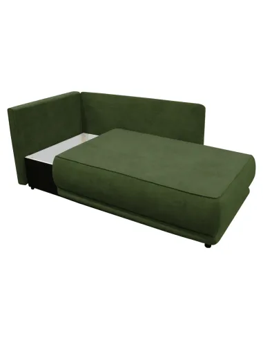 Canapea extensibilă LIAMI living 156x103x81/93 cm tesatura verde, spumă T30 | MobilaOK