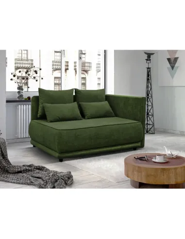 Canapea extensibilă LIAMI, living, 156x103x81/93 cm, țesătură Gerra 50, PAL | MobilaOK