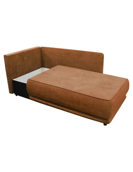 Canapea extensibilă LIAMI, living, 156x103x81/93 cm, țesătură Gerra 25 | MobilaOK