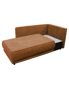 Canapea extensibilă LIAMI, living, 156x103x81/93 cm, teracotă | MobilaOK 2