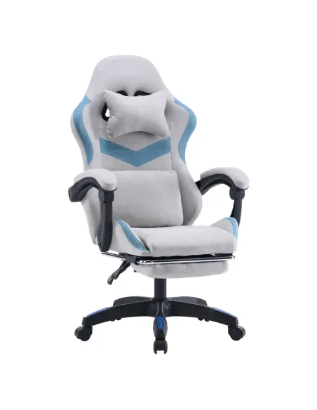 Scaun Gaming ZODIA, birou, 63x62x113-123 cm, țesătură/plastic | MobilaOK