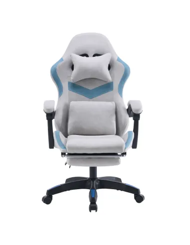 Scaun Gaming ZODIA, birou, 63x62x113-123 cm, țesătură/plastic | MobilaOK