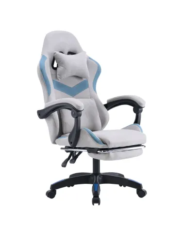 Scaun Gaming ZODIA, birou, 63x62x113-123 cm, țesătură/plastic | MobilaOK