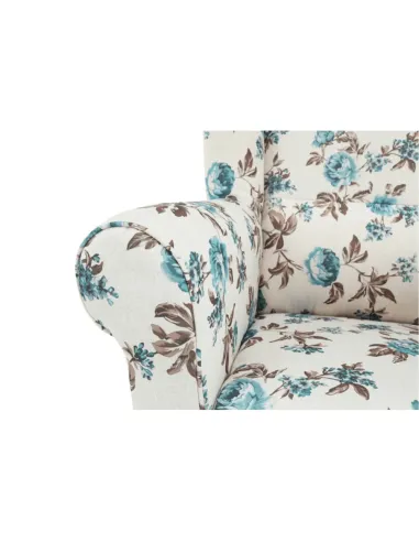 Fotoliu CHARLOT living, dormitor, birou 86x105x82 cm material textil Rose 14, lemn masiv fag | MobilaOK