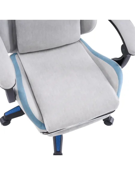 Scaun Gaming ZODIA, birou, 63x62x113-123 cm, țesătură/plastic | MobilaOK
