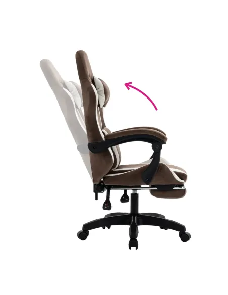 Scaun Gaming HOSPO, birou/gaming, 63x62x113-123 cm, tesatura/plastic | MobilaOK
