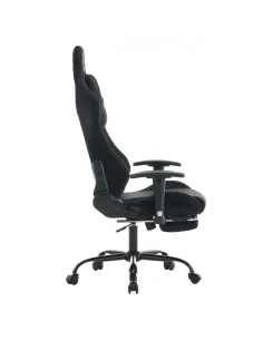 Scaun Gaming SALOP, birou/acasă, 66x67x129-139 cm, tesatura Velvet/crom | MobilaOK 2
