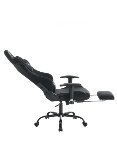 Scaun Gaming SALOP, birou/acasă, 66x67x129-139 cm, tesatura Velvet/crom | MobilaOK