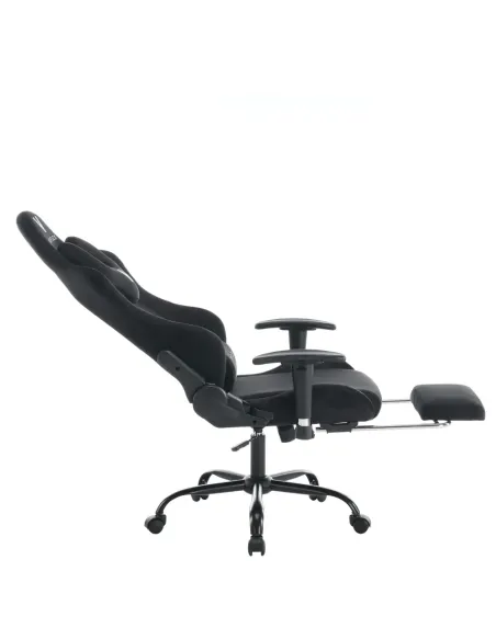 Scaun Gaming SALOP, birou/acasă, 66x67x129-139 cm, tesatura Velvet/crom | MobilaOK