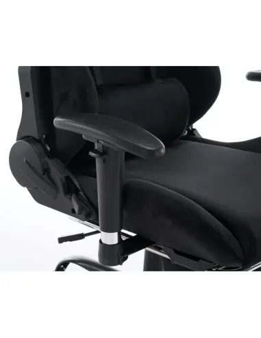 Scaun Gaming SALOP, birou/acasă, 66x67x129-139 cm, tesatura Velvet/crom | MobilaOK