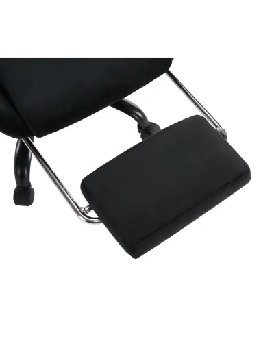 Scaun Gaming SALOP, birou/acasă, 66x67x129-139 cm, tesatura Velvet/crom | MobilaOK