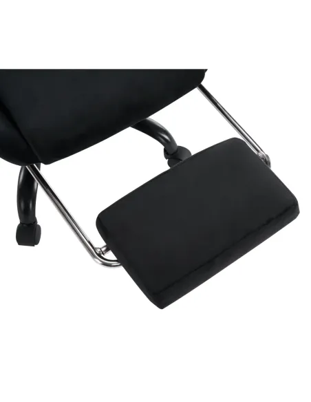 Scaun Gaming SALOP, birou/acasă, 66x67x129-139 cm, tesatura Velvet/crom | MobilaOK