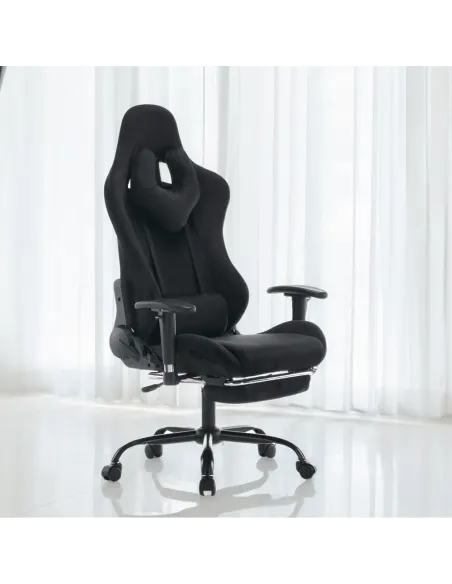 Scaun Gaming SALOP, birou/acasă, 66x67x129-139 cm, tesatura Velvet/crom | MobilaOK