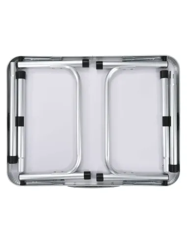 Masă de camping KEPI TYP 2, exterior, 60x45x55 cm, aluminiu/MDF | MobilaOK