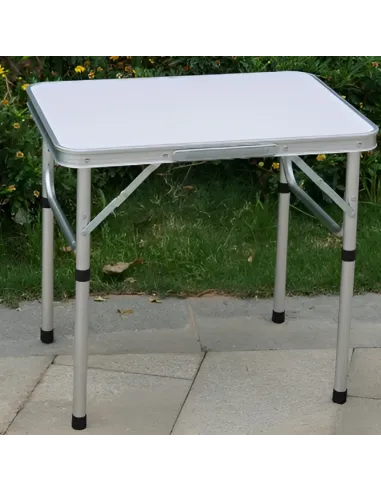 Masă de camping KEPI TYP 2, exterior, 60x45x55 cm, aluminiu/MDF | MobilaOK