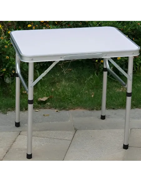 Masă de camping KEPI TYP 2, exterior, 60x45x55 cm, aluminiu/MDF | MobilaOK