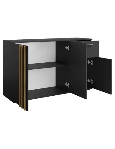 Comodă TOLIS, dormitor/living, 120x35x73 cm, PAL/MDF | MobilaOK