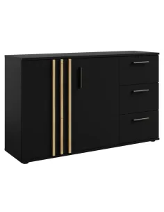 Comodă TOLIS TYP 3 pentru dormitor, 120x35x73 cm, din PAL și MDF | MobilaOK