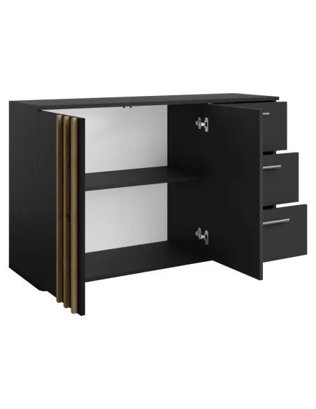 Comodă TOLIS TYP 3 pentru dormitor, 120x35x73 cm, din PAL și MDF | MobilaOK
