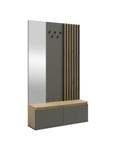 Set hol, DERIS, hol, 120x34x202 cm, PAL/MDF laminat | MobilaOK