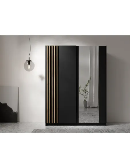 Dulap BAJADERO, dormitor/hol, 150x63.5x198.5 cm, PAL/MDF | MobilaOK