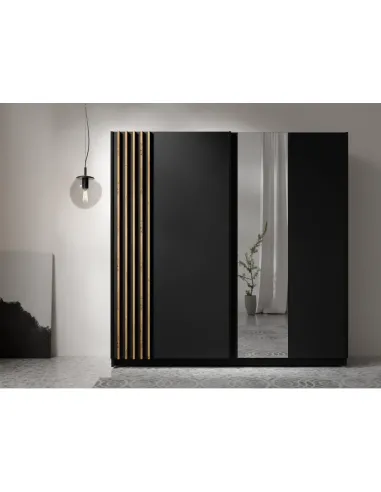 Dulap BAJADERO, living/dormitor, 200x63.5x198.5 cm, PAL melaminat/MDF | MobilaOK