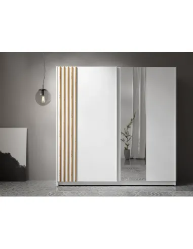 Dulap BAJADERO TYP 2 pentru dormitor/hol, 200x63.5x198.5 cm, PAL melaminat/MDF | MobilaOK