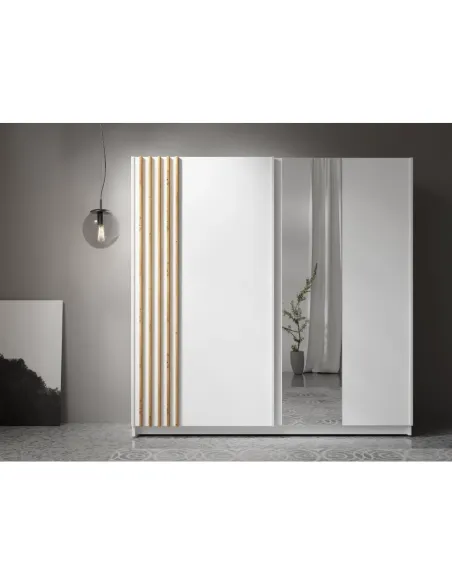 Dulap BAJADERO TYP 2 pentru dormitor/hol, 200x63.5x198.5 cm, PAL melaminat/MDF | MobilaOK